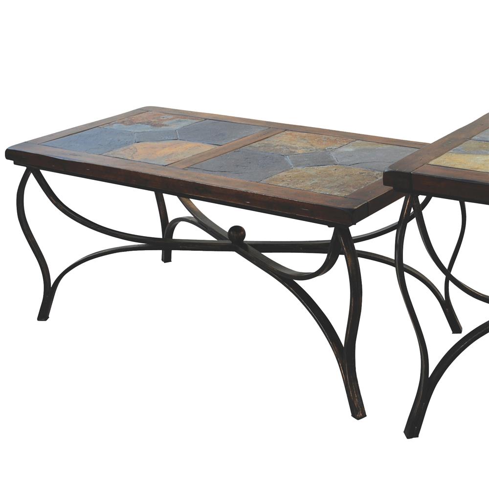 Sunny Designs Santa Fe 3125DCC Traditional Natural Slate Top Coffee